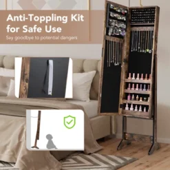 Tangkula Jewelry Mirrored Cabinet Armoire Organizer Storage Box W/ Stand Christmas Gift 16 Tangkula Jewelry Mirrored Cabinet Armoire Organizer Storage Box W/ Stand Christmas Gift -Tangkula Shop GUEST e1fb1dca e38b 4de5 9f39 ab0c3610762b