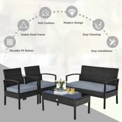 Tangkula 8PCS Rattan Wicker Outdoor Patio Cushioned Sofa Coffee Table Furniture Set -Tangkula Shop GUEST e2feaa00 ab90 4d05 817c 9b3da76ba9bc