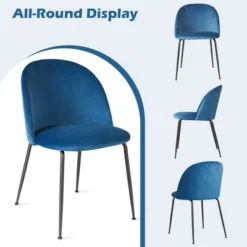Tangkula Dining Chair Set Of 4 Upholstered Velvet Chair Set W/ Metal Base For Living Room 18 Tangkula Dining Chair Set Of 4 Upholstered Velvet Chair Set W/ Metal Base For Living Room -Tangkula Shop GUEST e333a872 01f2 41bb 98db cd8576fa2b55