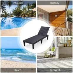 Tangkula Patio Lounge Chair Chaise Recliner Adjustable Backrest Outdoor&Indoor Black/Brown 14 Tangkula Patio Lounge Chair Chaise Recliner Adjustable Backrest Outdoor&Indoor Black/Brown -Tangkula Shop GUEST e9fdb259 0a28 444d b0b7 41da26992e1a