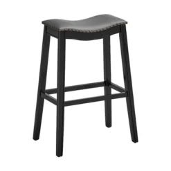 Tangkula Set Of 4 Saddle Bar Stools Bar Height Kitchen Chairs W/ Rubber Wood Legs -Tangkula Shop GUEST eac1aa0c 76de 4ce8 a4c7 824f3184c9b5