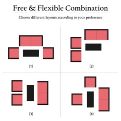 Tangkula 4-Piece Rattan Wicker Patio Outdoor Furniture Sofa Set With Cushions & Tempered Glass Table 22 Tangkula 4-Piece Rattan Wicker Patio Outdoor Furniture Sofa Set With Cushions & Tempered Glass Table -Tangkula Shop GUEST ebb8e9b6 3552 46ab 8488 3175a1b2f5e0