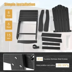 Tangkula 2PCS Adirondack Chair HIPS Adirondack Chair W/Cup Holder Realistic Wood Grain Weather Resistant Outdoor Chair For 380 LBS Weight Capacity Black/Navy/White/Teak/Dark Green/Red/Light Grey/Yellow 20 Tangkula 2PCS Adirondack Chair HIPS Adirondack Chair W/Cup Holder Realistic Wood Grain Weather Resistant Outdoor Chair For 380 LBS Weight Capacity Black/Navy/White/Teak/Dark Green/Red/Light Grey/Yellow -Tangkula Shop GUEST ee3288d4 95a5 4214 8201 fcf79d15b6c9