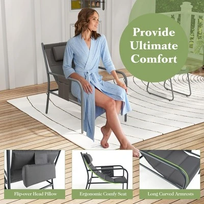 Tangkula 3 Piece Patio Set Outdoor Table And Chairs Bistro Set Small Front Porch Balcony Furniture 6 Tangkula 3 Piece Patio Set Outdoor Table And Chairs Bistro Set Small Front Porch Balcony Furniture - Image 6