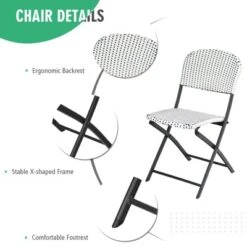 Tangkula 3-Piece Outdoor Rattan Bistro Set – Foldable Wicker Table and Chairs -Tangkula Shop GUEST ef88e34d 06c7 4ef8 afcd 93f8bd4ae3b3