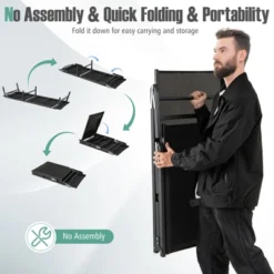 Tangkula Lounge Chair Outdoor Set Of 2 Foldable Patio Chaise Lounge Chairs With 5-Position Adjustable Backrests Heavy Duty Metal Frame No Assembly -Tangkula Shop GUEST f14f9b73 56b9 4a8d 83ce c70197eda343