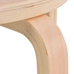 Tangkula 4 Pcs 17" Round Stacking Stool Dining Chair Set Backless Wood Seats Natural -Tangkula Shop GUEST f1f391f3 6c2a 4808 9796 403647f740cd