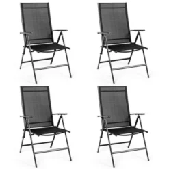 Tangkula 4PCS Folding Chair Patio Garden Outdoor W/ Steel Frame Adjustable Backrest 17 Tangkula 4PCS Folding Chair Patio Garden Outdoor W/ Steel Frame Adjustable Backrest -Tangkula Shop GUEST f52e7ed1 b852 430d 8b59 7ec4acc7c7f7
