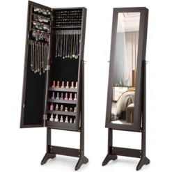 Tangkula Jewelry Mirrored Cabinet Armoire Organizer Storage Box W/ Stand Christmas Gift 19 Tangkula Jewelry Mirrored Cabinet Armoire Organizer Storage Box W/ Stand Christmas Gift -Tangkula Shop GUEST f56737f4 f3d0 4513 a24e 6cda3d0843bb