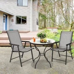 Tangkula 6-Piece Folding Outdoor Patio Chair Set with Armrests 11 Tangkula 6-Piece Folding Outdoor Patio Chair Set with Armrests -Tangkula Shop GUEST f578b6ee a13e 49e3 8520 fe4c12185cc3