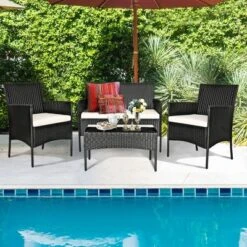 Tangkula 8-Piece Outdoor Rattan Furniture Set with Coffee Tables -Tangkula Shop GUEST f5dfafba aa72 42ae 8dd7 ae66cdbda0fe