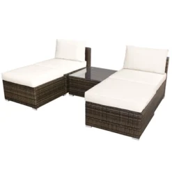 Tangkula 5-Piece Outdoor Rattan Wicker Sofa Set Lounge Chair With White Cushions 12 Tangkula 5-Piece Outdoor Rattan Wicker Sofa Set Lounge Chair With White Cushions -Tangkula Shop GUEST f6a2bb65 4e7e 4884 beec 41e1cf967c37