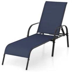 Tangkula Outdoor Lounge Chair Patio Chaise Lounge With Adjustable Backrest Reclining Pool Lounge Chair For Outside With Heavy Duty Steel Frame Navy 17 Tangkula Outdoor Lounge Chair Patio Chaise Lounge With Adjustable Backrest Reclining Pool Lounge Chair For Outside With Heavy Duty Steel Frame Navy -Tangkula Shop GUEST f6d17ec3 b9bb 47c7 a29c bb97a3ae033a