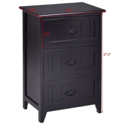 Tangkula 3 Drawers Nightstand End Table Storage Wood Side Bedside Black 15 Tangkula 3 Drawers Nightstand End Table Storage Wood Side Bedside Black -Tangkula Shop GUEST f7dae70b 0da0 4fd3 bc11 c8e9b685f8a4