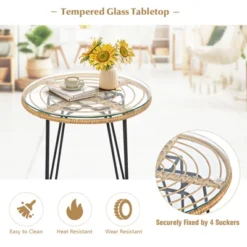 Tangkula 3 Pieces Patio Furniture Set W/Tempered Glass Coffee Table Set For Garden And Backyard White/Red/Turquoise/Grey/Black Cushions 17 Tangkula 3 Pieces Patio Furniture Set W/Tempered Glass Coffee Table Set For Garden And Backyard White/Red/Turquoise/Grey/Black Cushions -Tangkula Shop GUEST f9ab2a51 d6cd 4311 a6fd 134d3e025b68