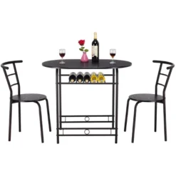 Tangkula 3 PCS Kitchen Dining Set Compact Bistro Pub 2 Chairs & Table 14 Tangkula 3 PCS Kitchen Dining Set Compact Bistro Pub 2 Chairs & Table -Tangkula Shop GUEST f9b1d4fb 51f1 4a34 8a2d 8fd608e201bc