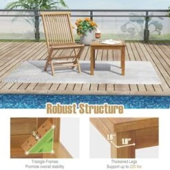 Tangkula Outdoor Square Teak Wood End Table Coffee Table For Porch Deck Garden Patio 12 Tangkula Outdoor Square Teak Wood End Table Coffee Table For Porch Deck Garden Patio -Tangkula Shop GUEST fa198e8e 43dc 43c6 832e ec2b9e130c46