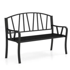 Tangkula 51" Metal Garden Bench - Heavy Duty Outdoor Patio Loveseat 17 Tangkula 51" Metal Garden Bench - Heavy Duty Outdoor Patio Loveseat -Tangkula Shop GUEST fc57965d 18a2 48b7 ad6d 1f831d08c4ea