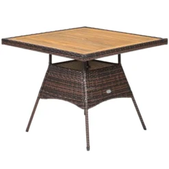 Tangkula Patio Rattan Conversation Set Outdoor Dining Table & Armchair Set W/Cushions & Umbrella Hole 8 Tangkula Patio Rattan Conversation Set Outdoor Dining Table & Armchair Set W/Cushions & Umbrella Hole -Tangkula Shop GUEST fcfd42f1 d26b 48bd ab24 2fa0fdb1ebea