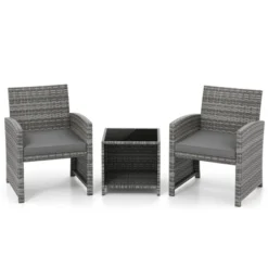 Tangkula 3 Pieces Patio Furniture Set PE Rattan Chairs Set W/ Storage Coffee Table 22 Tangkula 3 Pieces Patio Furniture Set PE Rattan Chairs Set W/ Storage Coffee Table -Tangkula Shop GUEST fd01687a 86c6 464c 8ef5 d148a8f3105b