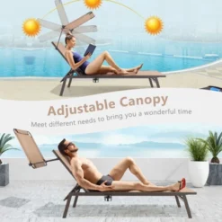 Tangkula Adjustable Outdoor Chaise Lounge with Sun Canopy and Cup Holder 15 Tangkula Adjustable Outdoor Chaise Lounge with Sun Canopy and Cup Holder -Tangkula Shop GUEST fd47675c 428c 49eb 94af 735d0ac92ff8