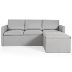 Tangkula Convertible L-shaped Sectional Sofa Couch Chaise W/ Ottoman Cushions -Tangkula Shop GUEST fdffd04f 8738 41a1 9c09 10c627ca3307