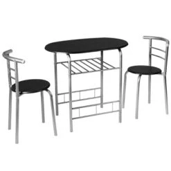 Tangkula 3 PCS Kitchen Dining Set Compact Bistro Pub 2 Chairs & Table 15 Tangkula 3 PCS Kitchen Dining Set Compact Bistro Pub 2 Chairs & Table -Tangkula Shop GUEST ff08bc21 d2e4 419e 9c86 08495ea1b87a